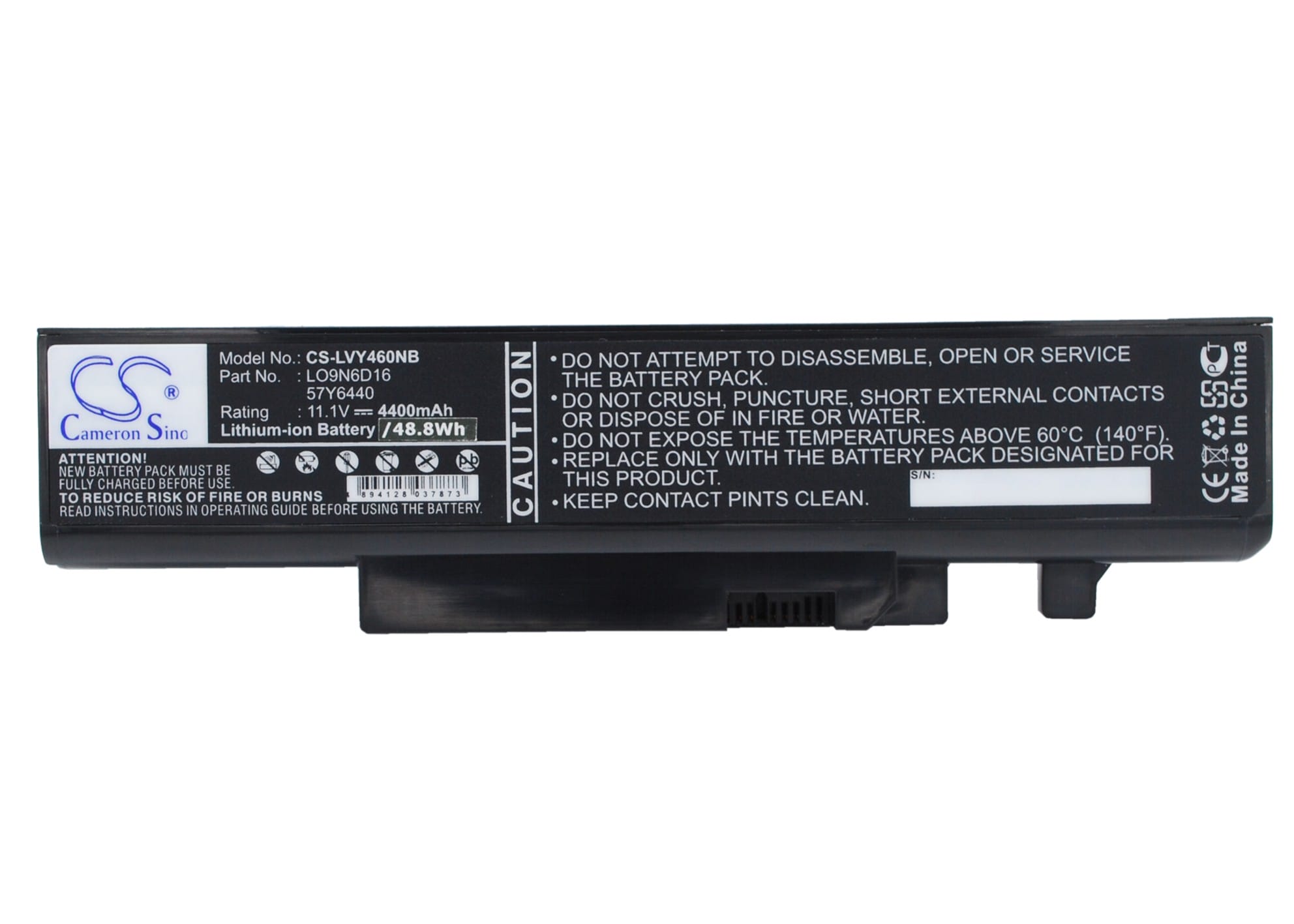 Batteri till Lenovo IdeaPad Y460 mfl - 4.400 mAh