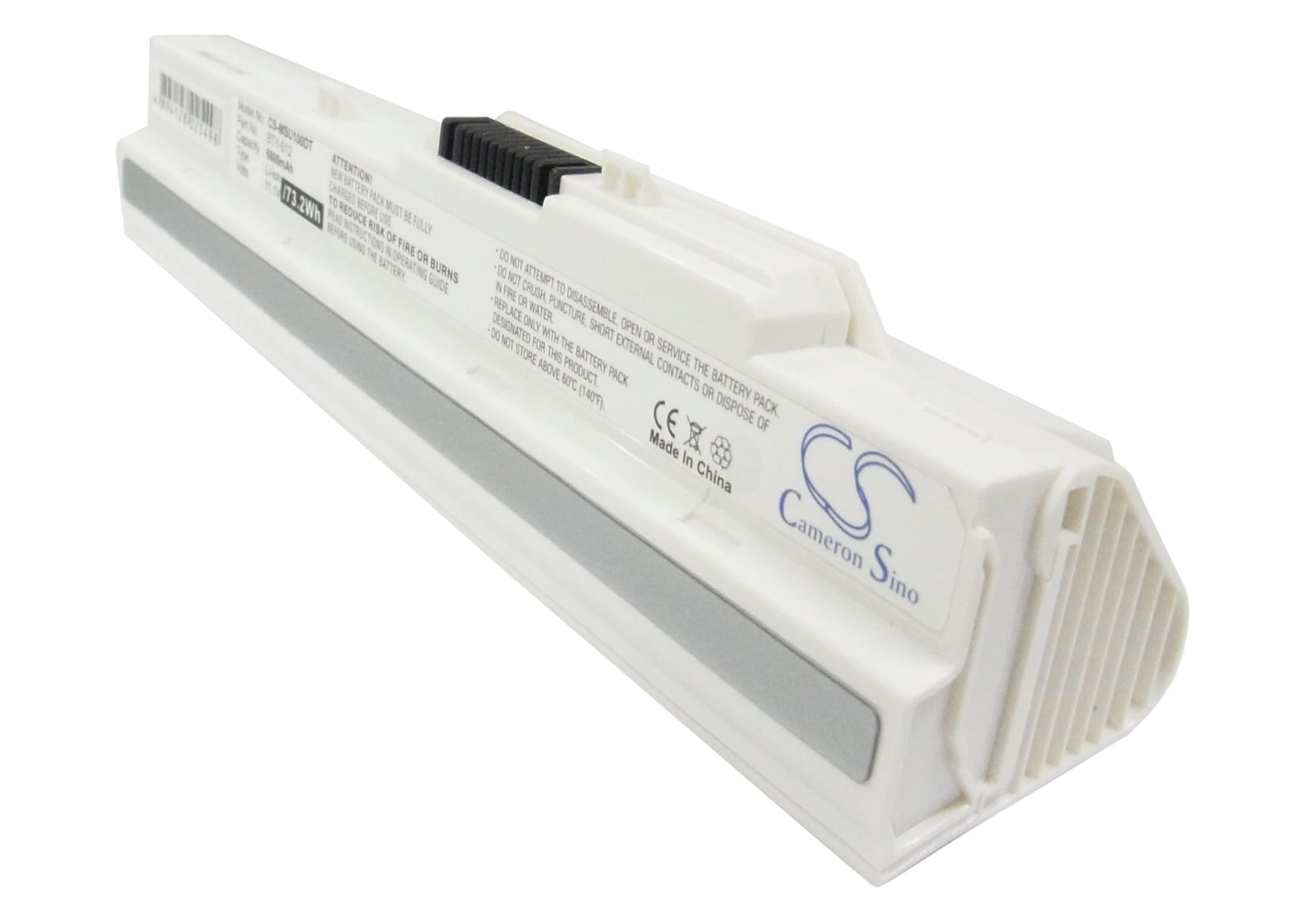 Batteri till LG X110 - 6.600 mAh - Vit