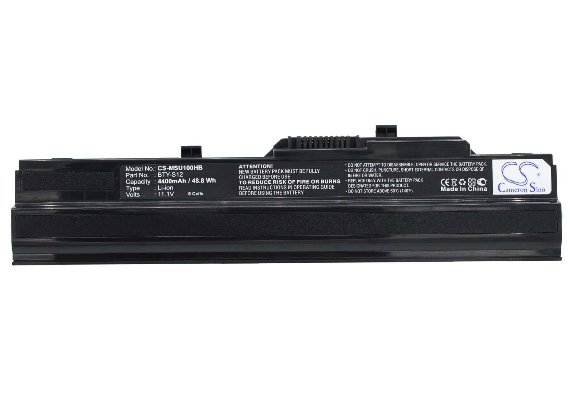 Batteri till LG X110 - 4.400 mAh - Svart