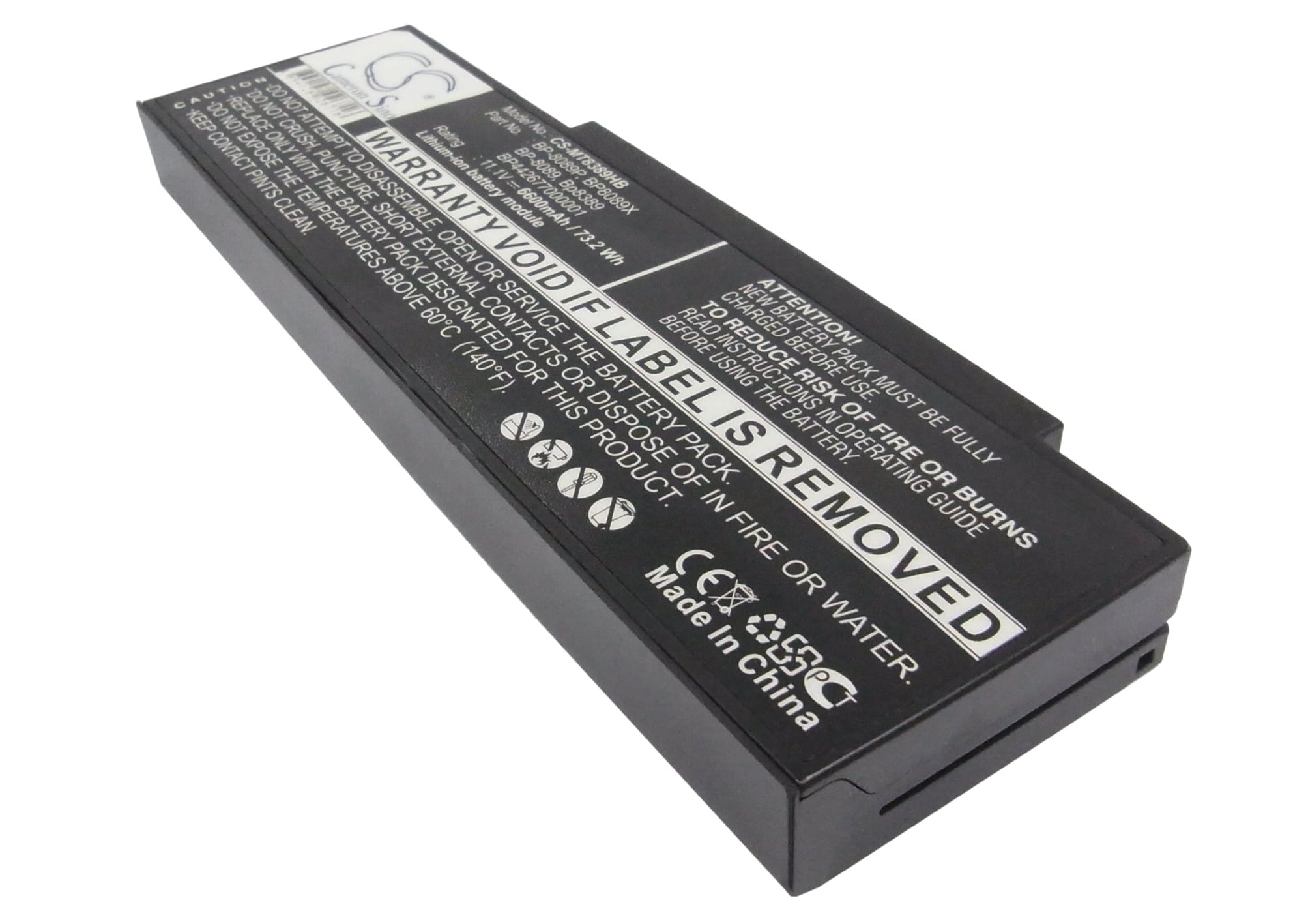 Batteri till Packard Bell Easy Note E2 mfl 6.600 mAh