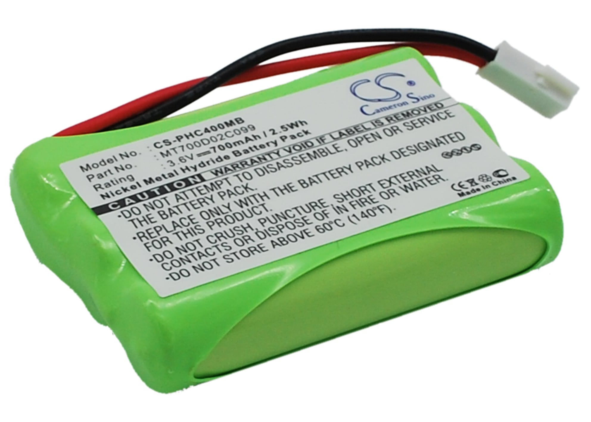 Batteri till Philips CEPTF mfl - 700 mAh
