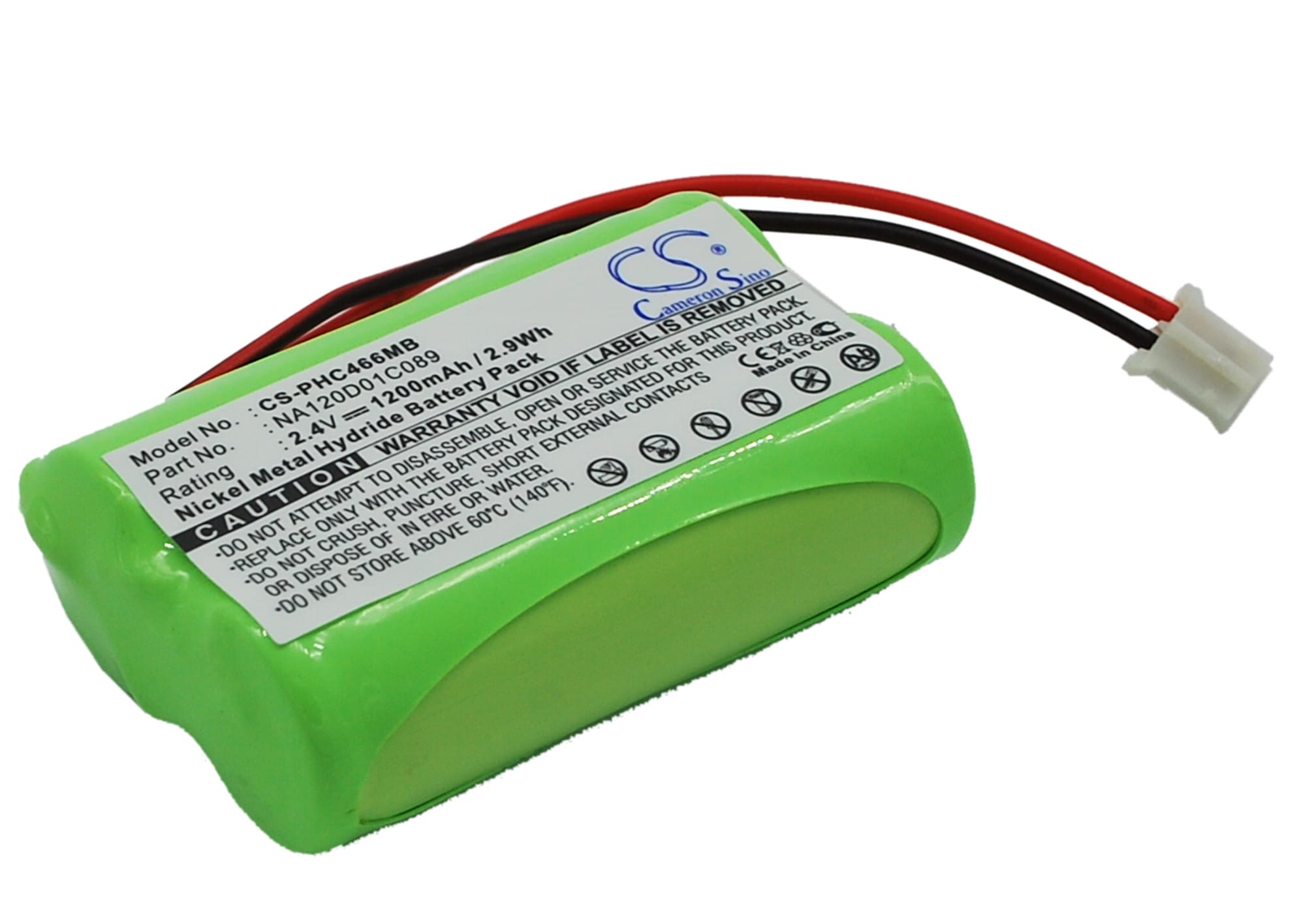 Batteri till Philips SBC466 mfl - 1.200 mAh