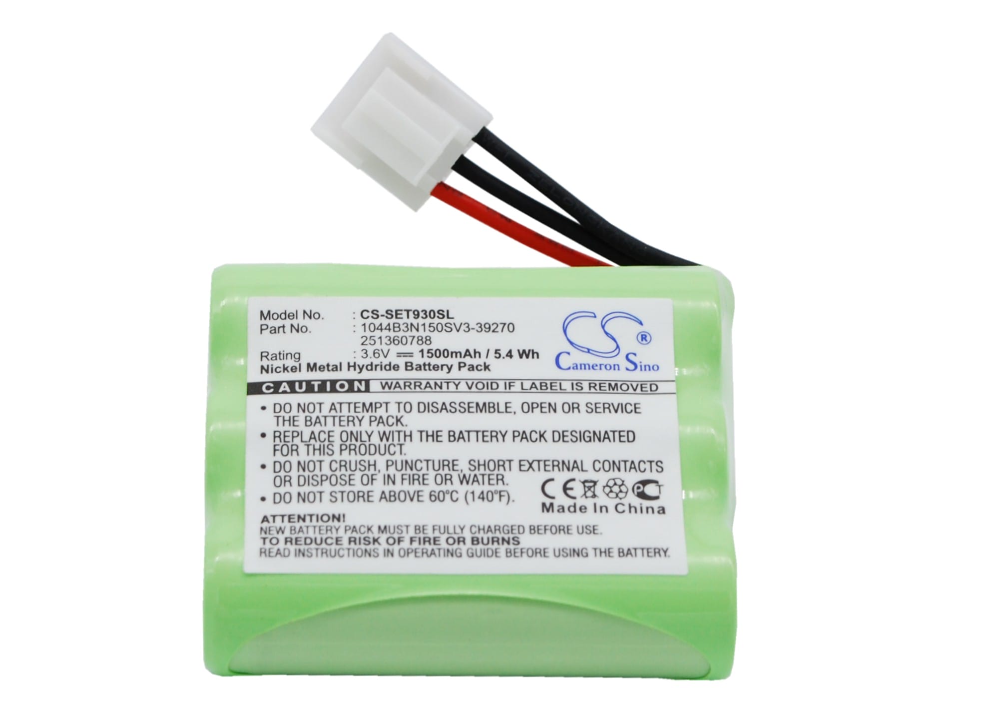 Batteri till Ingenico EFT930B mfl - 1.500 mAh
