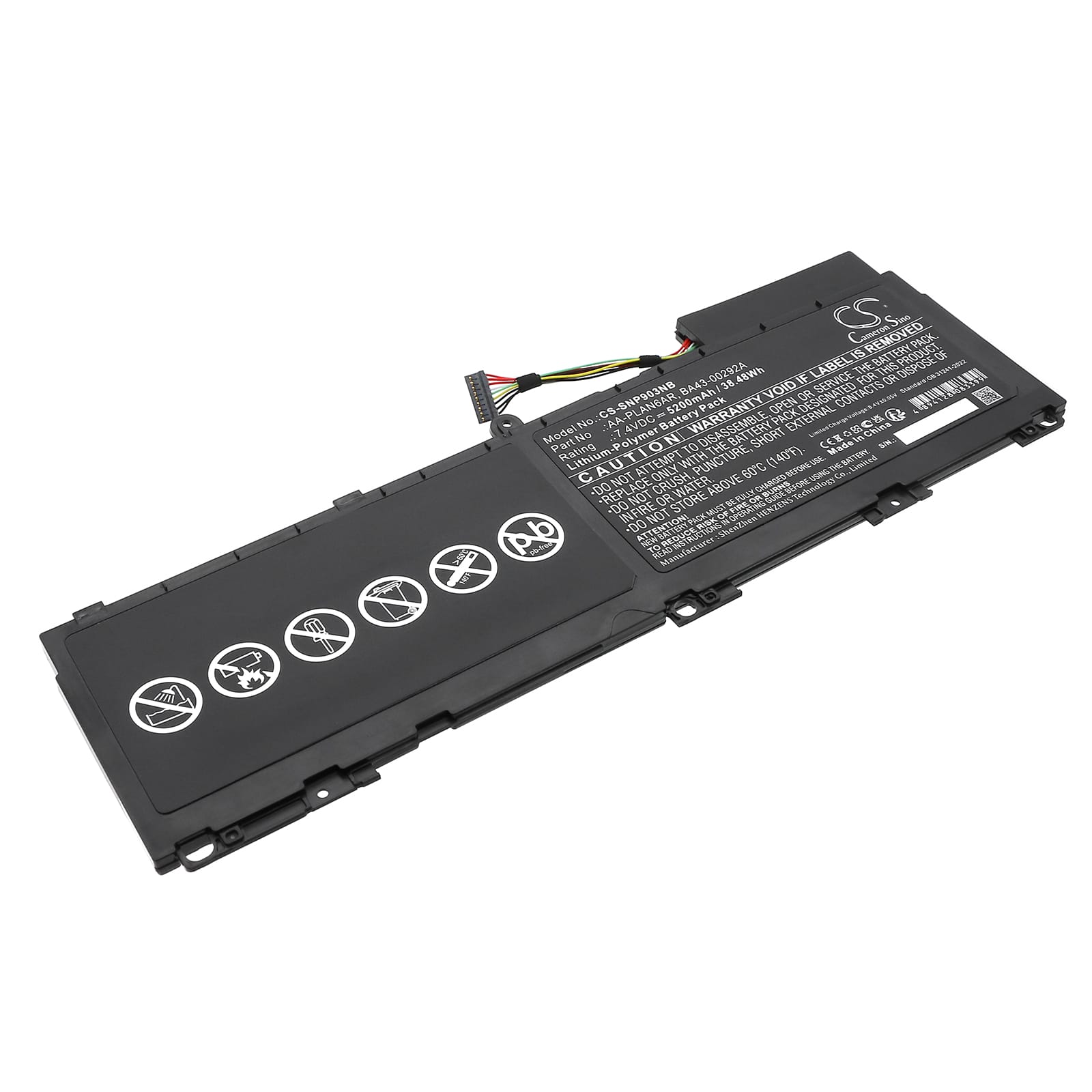 Batteri till Samsung 900X3 mfl - 5.200 mAh