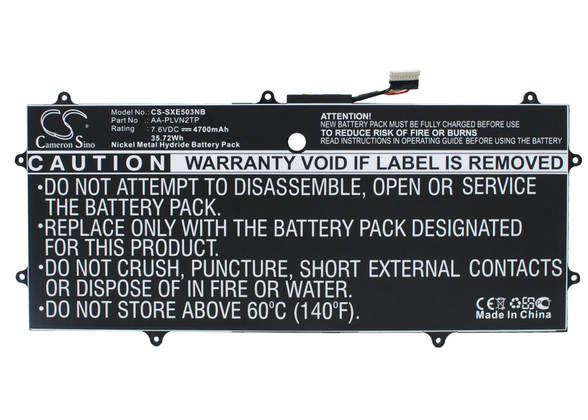 Batteri till Samsung Chromebook 2 mfl - 4.700 mAh