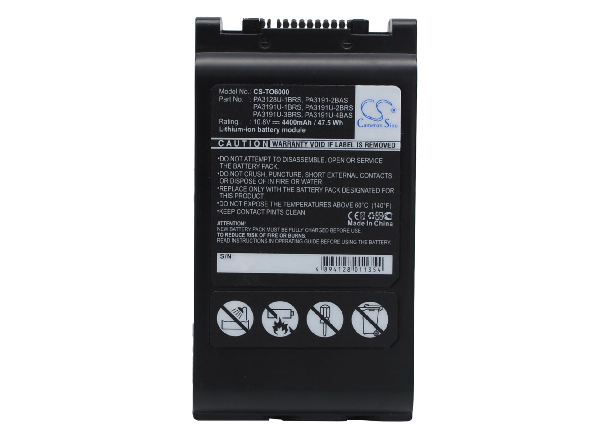 Batteri till Toshiba Satellite Pro 6000 mfl