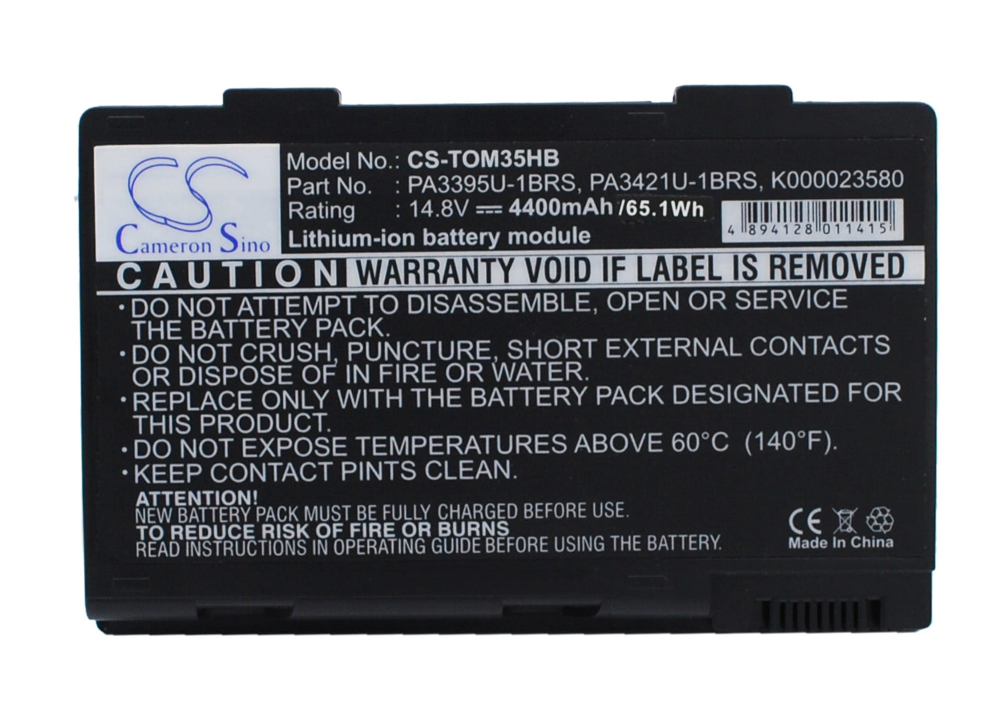 Batteri till Toshiba Satellite M30X Serie mfl