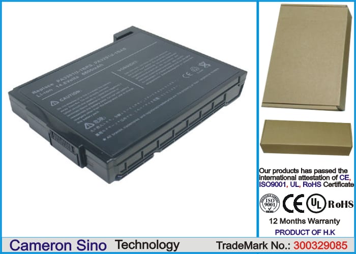 Batteri till Toshiba Satellite P20 mfl